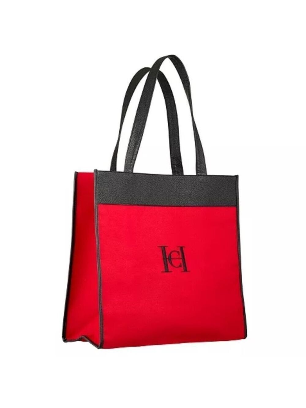 Carolina Herrera Good Girl Red Black XL Tote Bag New Authentic